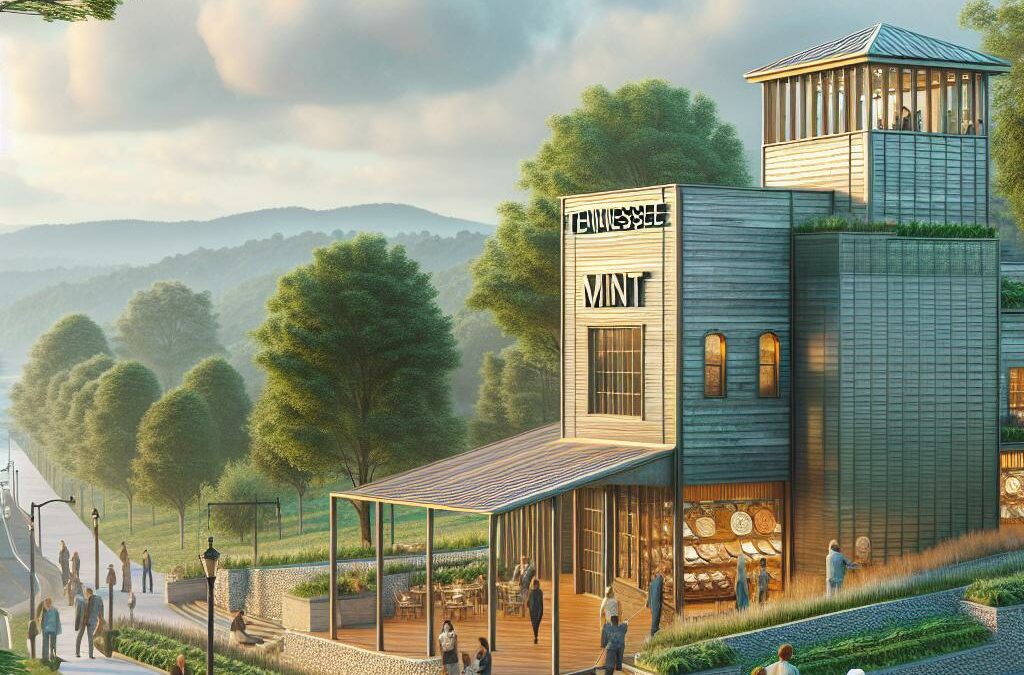 Tennessee Mint Concept Illustration