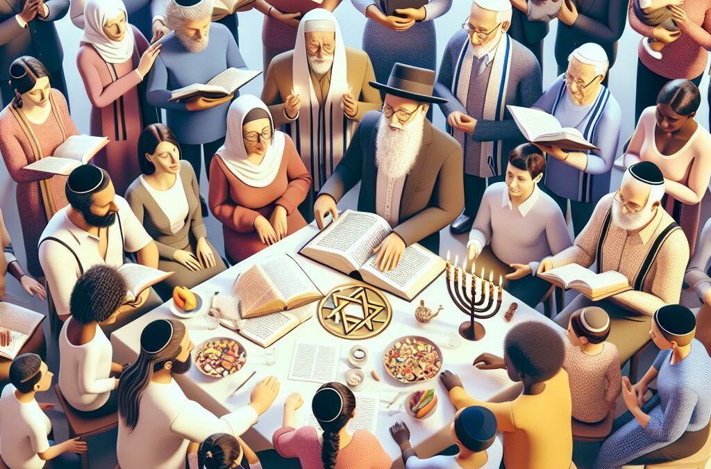 Unity in Jewish community.