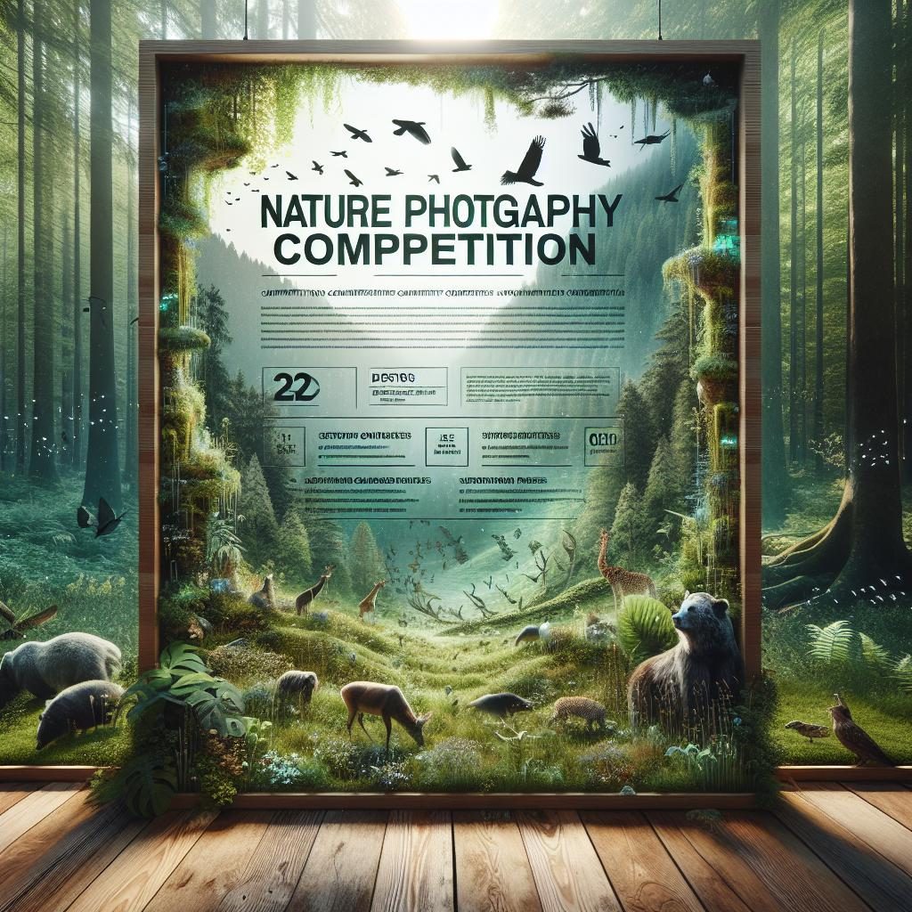 Nature photography competition announcement