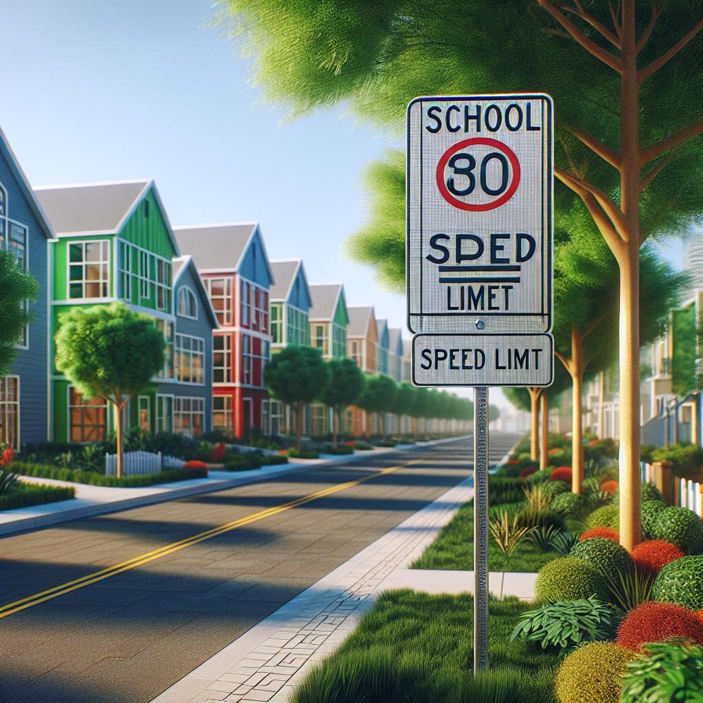 School zone speed control