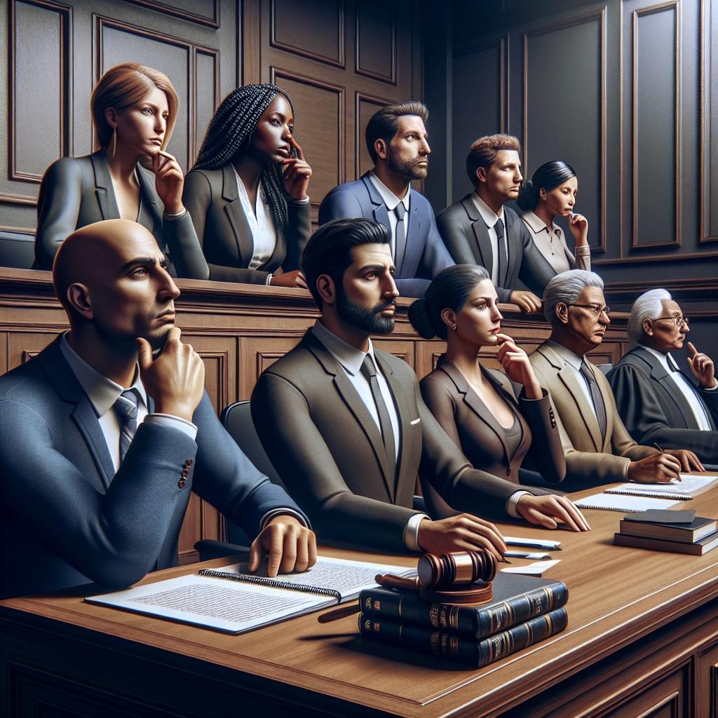 Jury selection challenges concept