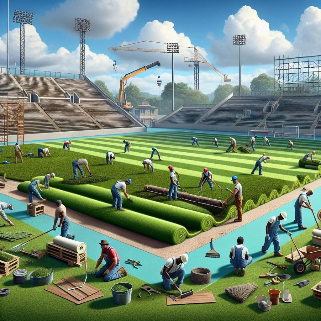 Sports field renovation concept