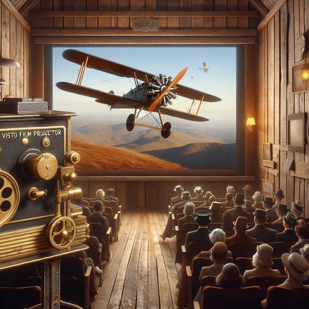 Historic aviation movie experience.