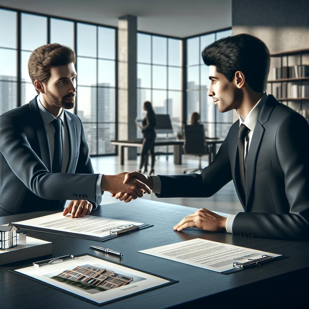 Real estate handshake agreement