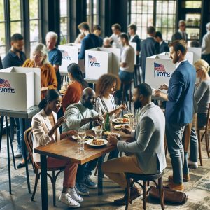 Voting While Dining