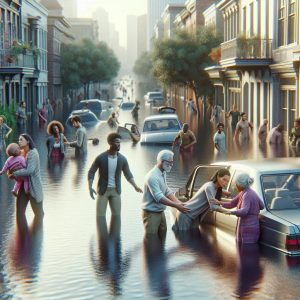 Flooded Streets Scene