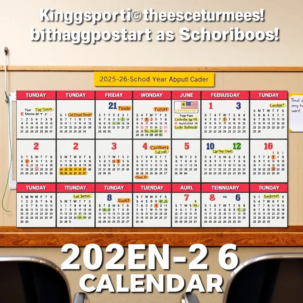 Kingsport Board of Education Approves Exciting 2025-26 School Year Calendar