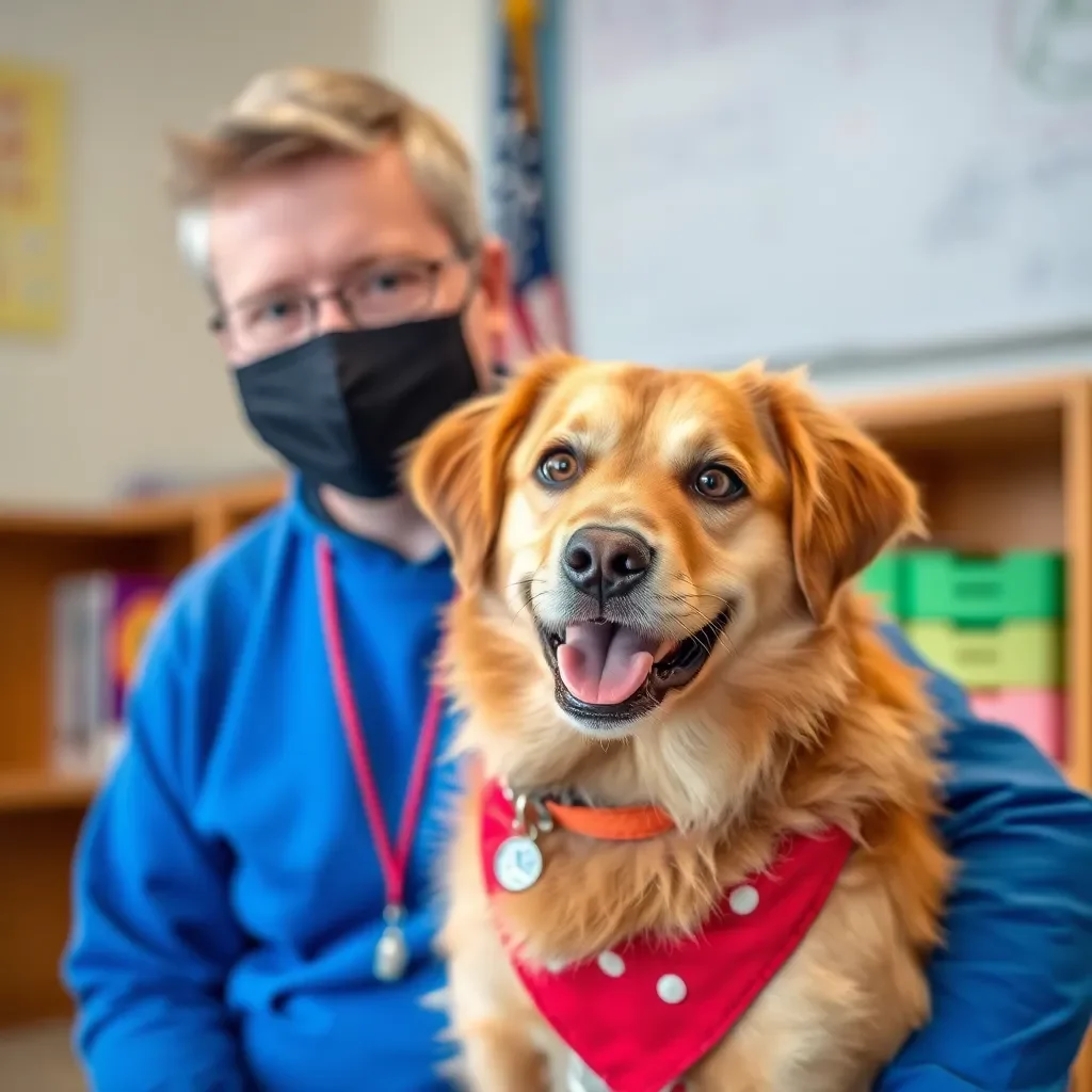 Bristol Tennessee Introduces Jingle, the First Official Therapy Dog in Local Schools