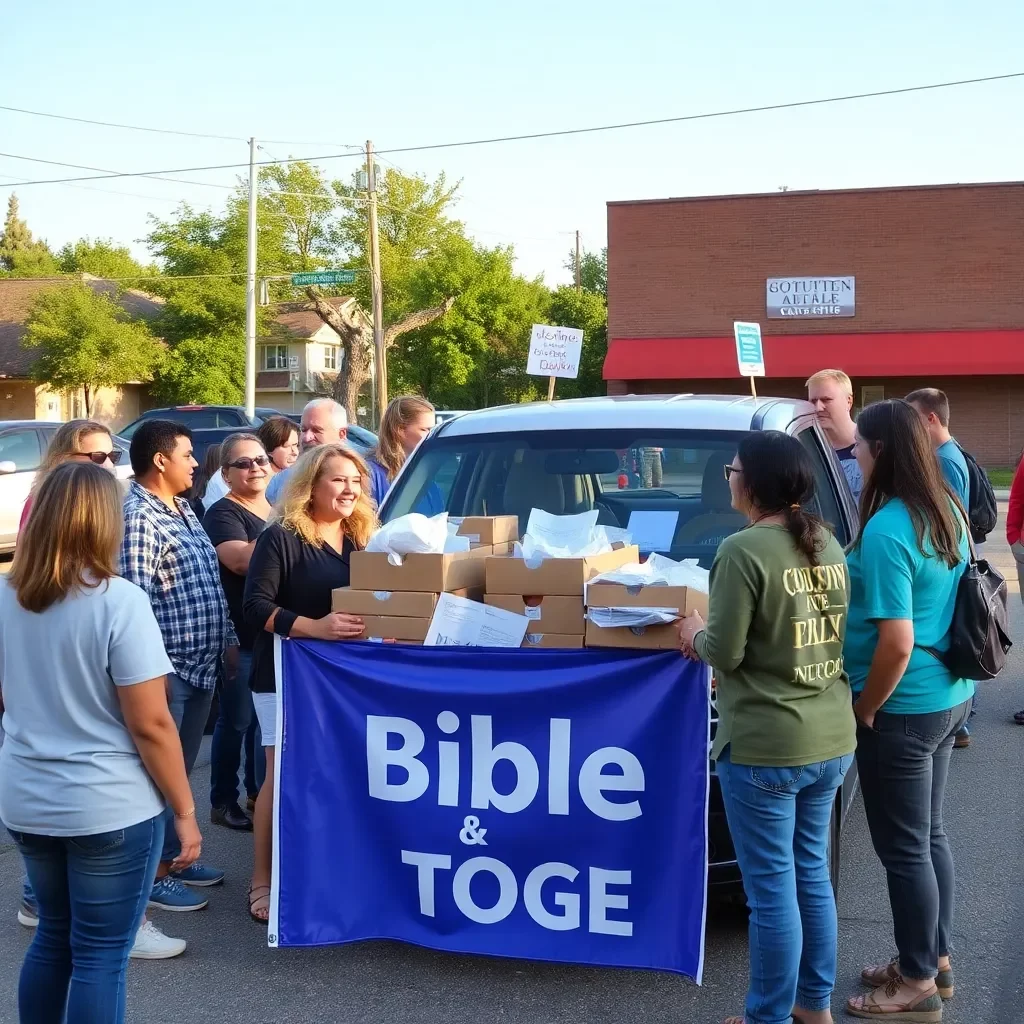 Community Comes Together in Johnson City to Support Hurricane Helene Victims with Bible Donation Drive