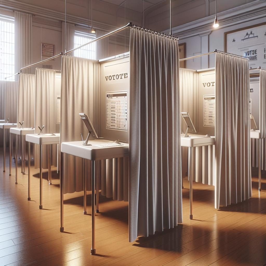 Voting Booths Setup