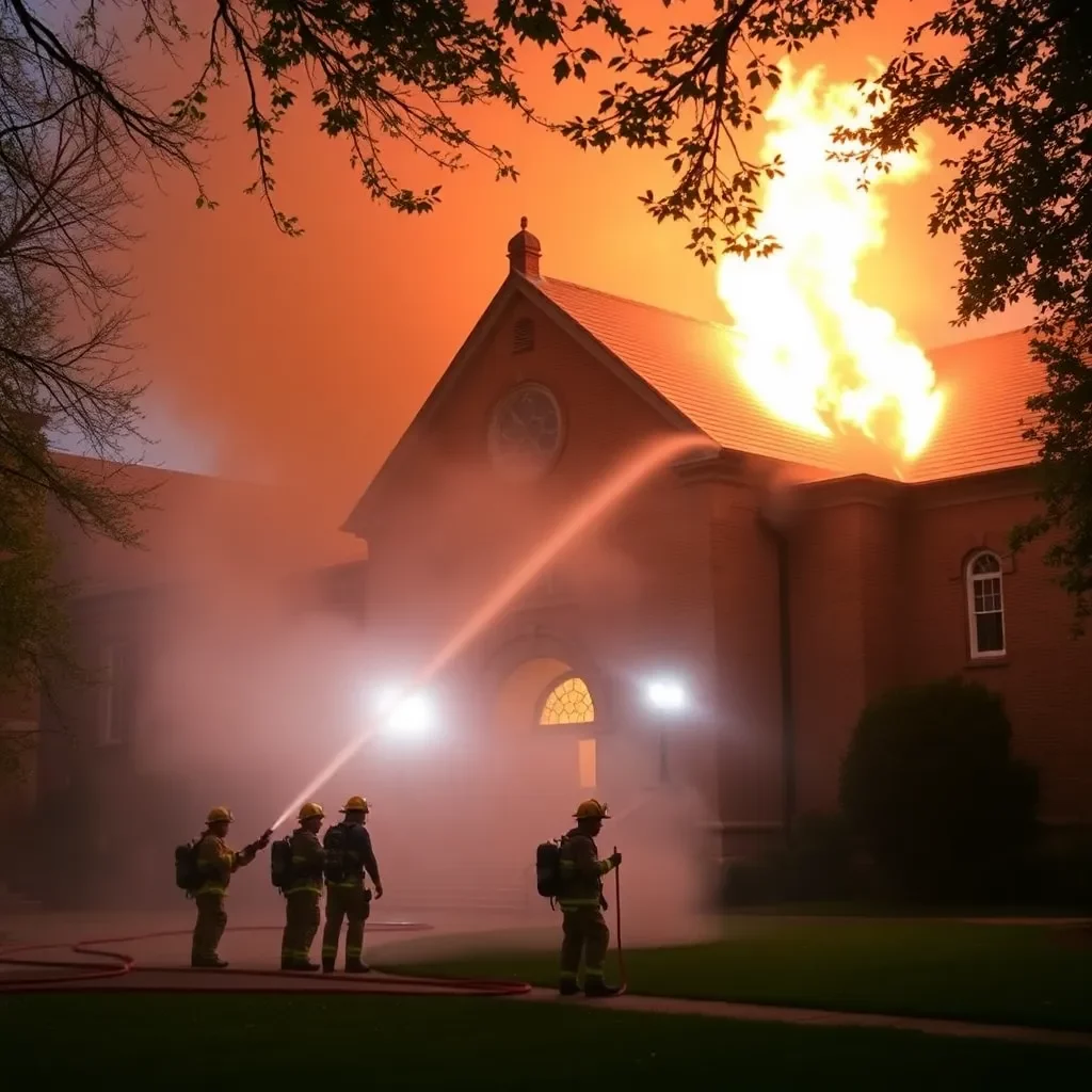 Bristol Firefighters Successfully Control Blaze at Historic College Library