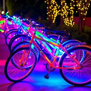 Excitement Sparks at Kingsport’s Cycling on the Glow Event!