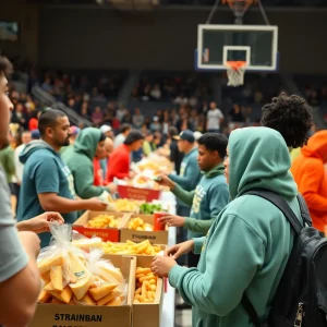 Elizabethton Hosts Free Food Distribution Event While NBA Action Heats Up