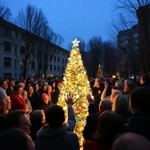 Excitement Buzzes in Bristol for Annual Christmas Tree Lighting