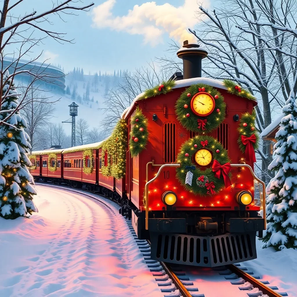 Joyful Rides on the Santa Train Bring Holiday Cheer to Kingsport, Tennessee