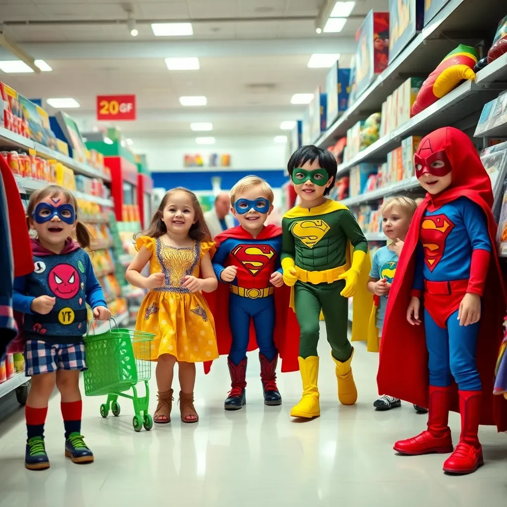 Shining Bright in Bristol: Kids Team Up with Heroes for Holiday Shopping