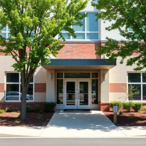 Exterior view of the Ballad Health Cancer Care facility in Johnson City, TN