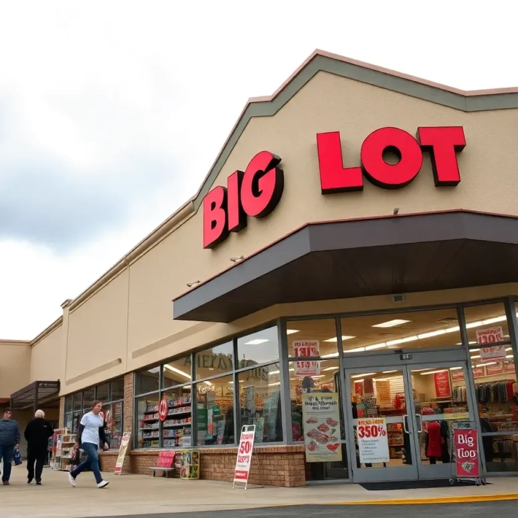 Big Lots store front in East Tennessee