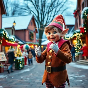 Elf Bridget spreading festive joy in Elizabethton