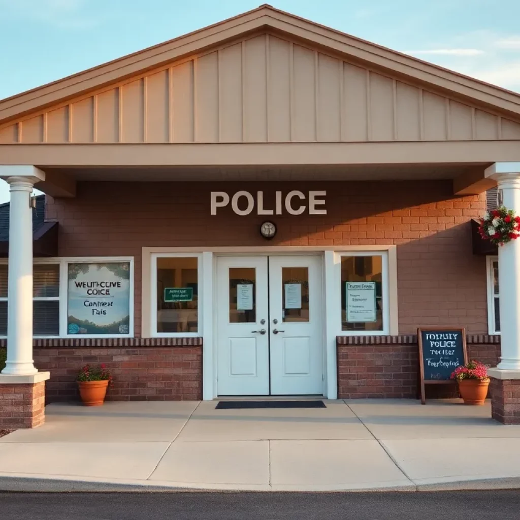 Exterior view of the Bristol Police Department.