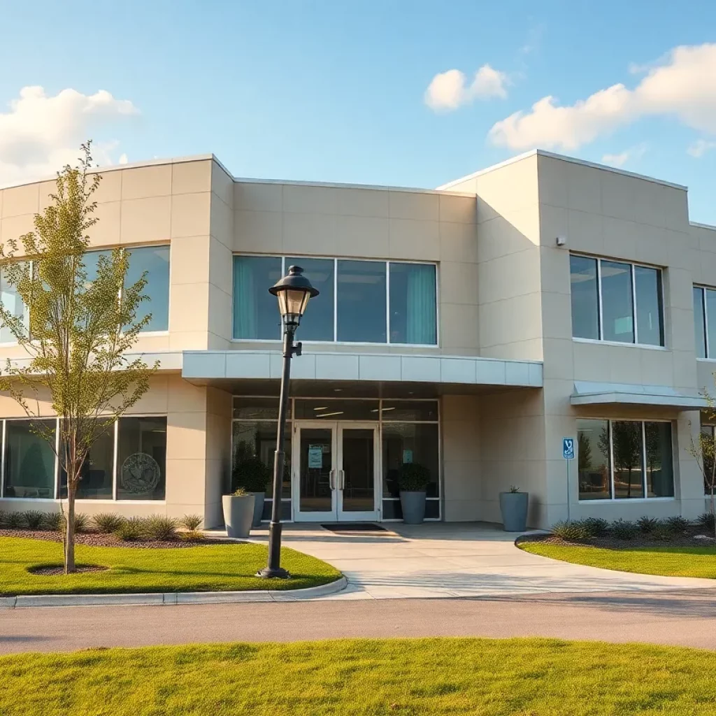 Exterior view of the Quillen Center for Urological Services in Abingdon, Virginia